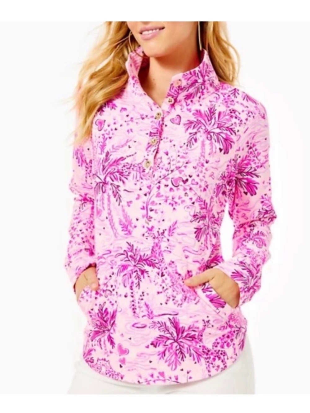 Lilly Pulitzer Captain Popover Pink Blossom Wild About You